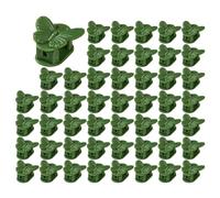 Fermagli per Piante Rampicanti - 50 Pezzi Graffette per Tutori da Giardino,Supporto Stabile e Riutilizzabile per Coltivare Fioriti e Orchidee