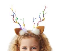 Fermagli Renna Per Bambini Copricapo Di Natale Illuminato | Fermacapelli Per Cosplay Durante Le Feste Per Feste In Costume Spettacoli Convenzioni Di Fumetti Bambini Adolescenti Adulti
