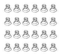 Fermagli Spirali per Capelli,24 Pack Bobine di Strass Forcine di Cristallo Forcine Sposa Fermagli con Spirale Clip di Capelli da Sposa per Donne Ragazze Bomboniere