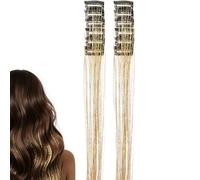 Fermagli Tinsel per Capelli 12 Pezzi 50 cm Tinsel Brillanti