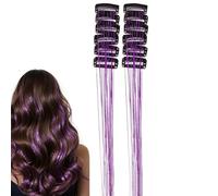 Fermagli Tinsel per Capelli 12 Pezzi Tinsel Brillanti Lunghi 50 cm