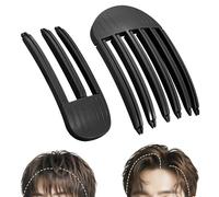 Fermagli volumizzanti per capelli da donna, 2 pezzi, strumenti per lo styling del volume dei capelli, pettine volumizzante per frangia soffici, clip per radici, clip per radice