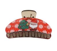 Fermaglio a forma di pupazzo di neve, con forte tenuta, per vari tipi di capelli, per feste, uso quotidiano, decorazione per capelli