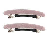 Fermaglio automatico per coda di cavallo, da donna, in acetato, stile francese, rosa
