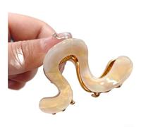 Fermaglio Capelli Donna per piccolo Elegante Mezza Shiny Fermaglio | per costruzione in ferrolega leggera, presa per sicura che non tira né strappa i capelli, comfort il giorno(Glossy Color)