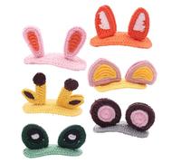 Fermaglio Chioma Animali 6 Pezzi in Maglia, Clip per Chioma | Set da 6, per Compleanno e Anniversario, Design Bello e Odorless, Adatto a Mamme e Amiche