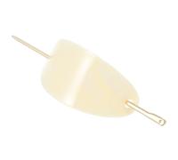 Fermaglio Chioma dalla Forma Geometrica Stile Francese Raffinato in Lega di Zinco Bianco e Semplice Accessorio Decorativo Facile da Togliere Adatto a Matrimoni Altre Occasioni