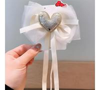 Fermaglio decorativo per capelli Heart - Bianco