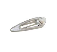 Fermaglio decorativo per capelli in argento per ragazze adolescenti in pizzo con fiocco accessori per uso quotidiano clip per outfit anime