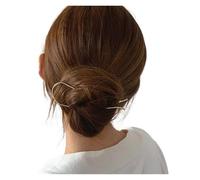 Fermaglio for capelli a forma di farfalla in metallo, for donne, con forcina for capelli, for chignon spettinato, pettini laterali, bastoncini for acconciature(Gold 1pc 11cm)