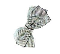 Fermaglio for capelli con strass 3 pezzi, forcina fiocco lucido, accessorio for scintillante, perfetto for balli studenteschi e occasioni formali per Cappelli(Color9)