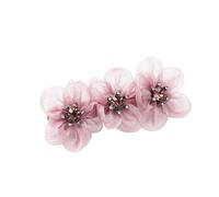 Fermaglio for capelli Fiore Fermaglio for capelli a molla Fermaglio for capelli in tessuto di cristallo Accessori for capelli Fermaglio tutto in uno(KoreanPowder)