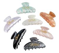 Fermaglio For Capelli Personalizzato, Fermaglio For Capelli Con Nome Personalizzato Inciso