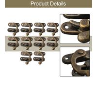 Fermaglio Gancio Gioie Sicurezza Hardware 10 Set for mini Zinco