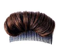 Fermaglio invisibile per capelli castano scuro, base per capelli, soffici cuscinetti per capelli, strumento per lo styling del volume soffice stile principessa styling maggiore cuscinetto per capelli