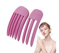 Fermaglio per capelli, 2 bigodini volumizzanti naturali | Bigodini per capelli, senza tracce, clip per radice, forcina fissa sulla fronte per donne e ragazze