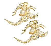 Fermaglio per Capelli a 2 Pezzi Barrette Metalliche Antiscivolo Gotico