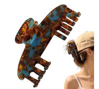 Fermaglio per capelli a artiglio, antiscivolo, per tutti i giorni, grande artiglio per capelli stile trucker per cappello, viaggi, scuola, spiaggia, escursionismo, ragazze, amiche, fidanzate, madri