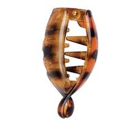 Fermaglio per capelli a banana, accessorio per lo styling retrò, 7,5 x 3,5 cm, antiscivolo, non si rompe, con impugnatura flessibile, alla , quotidiano, per donne e ragazze, fine e morbido, tipo