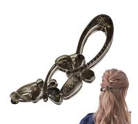 Fermaglio per capelli a banana - Eleganti fermagli per capelli gialli, perfetti per tutti i giorni. Graziose pinze a banana per donne, per capelli facili da usare, supporto confortevole per
