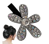 Fermaglio Per Capelli A Con Strass - Fermagli A Becco D'In Metallo Luccicante Per Acconciature | Fermacapelli Luccicanti,Per Salon Casa Viaggio Matrimonio Festa Estate Compleanno
