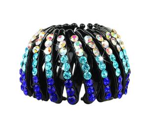 Fermaglio per capelli a d' con strass - Artiglio per capelli a d' con