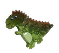 Fermaglio per capelli a di dinosauro, in acrilico, per donne, ragazze, bambini