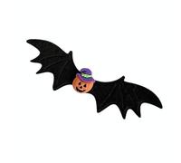 Fermaglio per capelli a forma di ala di pipistrello, per travestimenti, a forma di zucca, da donna, per Halloween