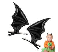 Fermaglio per capelli a forma di ali di pipistrello, accessori gotici, per donne e ragazze, per Halloween, cosplay e feste in costume