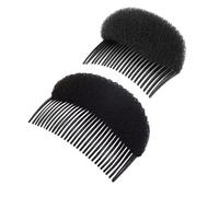 Fermaglio per capelli a forma di alveare, grande pettine per capelli, fermaglio per capelli con clip, fermaglio per capelli (2 pezzi neri, 1 grande + 1 piccolo)