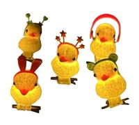 Fermaglio per capelli a forma di anatra, 5 pezzi, decorazione per capelli a forma di anatra, per feste, ideale per eventi a tema