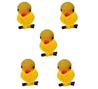 Fermaglio per capelli a forma di anatra con luci a LED, accessori alla moda, decorazione per capelli per feste e festival, 5 pezzi