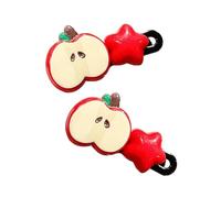 Fermaglio per capelli a forma di becco d'anatra a forma di stella di frutta, 2 pezzi, per bambini e adolescenti alla moda, per cosplay