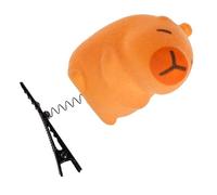 Fermaglio per capelli a forma di capibara a forma di animale dei cartoni animati adorabili, mazzi di capelli