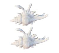 Fermaglio per capelli a forma di conchiglia marina elegante in acrilico accessori per lo styling dei capelli per le donne a tema evento Dressingup copricapo 2 PZ