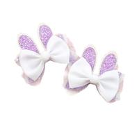 Fermaglio per capelli a forma di coniglietto pasquale, comodo fermaglio per capelli, adatto per varie acconciature, 2 pezzi