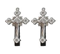 Fermaglio per capelli a forma di croce per ragazze PunkStyle Clip laterale Duckbill Clip in metallo per capelli per adolescenti strumenti per modellare i capelli