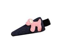 Fermaglio per capelli a forma di cucciolo per ragazze anni 2000, clip laterale Denims Barrettes Fun Casual Sweet Cool Photography Props Pet Hair Bow