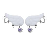 Fermaglio per capelli a forma di cuore a forma di croce, accessorio morbido e confortevole, accessori per capelli per ragazze e bambini