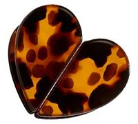 Fermaglio per capelli a forma di cuore, magnetico a forma di cuore, per donne e adolescenti, clip per capelli alla moda in ABS per appuntamenti e feste, accessorio dalla forma elegante, presa sicura