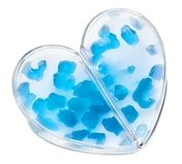 Fermaglio per capelli a forma di cuore, magnetico a forma di cuore, per donne e adolescenti, clip per capelli alla moda in ABS per appuntamenti e feste, accessorio dalla forma elegante, presa sicura