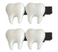 Fermaglio per capelli a forma di dente piccolo divertente per cosplay, forcine per capelli, copricapo per feste di Halloween