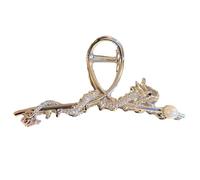Fermaglio per capelli a forma di drago cinese Cosplay Clip per capelli per donna ragazze scattare foto banchetto festa antiscivolo artiglio Clutcher per donna Clutcher sottile piccola lega festa uso