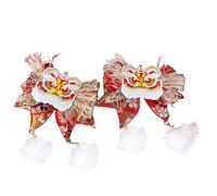 Fermaglio per capelli a forma di drago dello zodiaco cinese, per bambini e donne, per feste a tema anatroccolo, fiocco