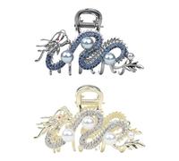 Fermaglio per capelli a forma di drago, fermaglio per capelli in metallo