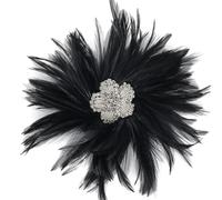 Fermaglio per capelli a forma di fiore con strass scintillanti, ornamento per festival, eventi derby, riunioni, cocktail, feste, matrimoni, copricapo