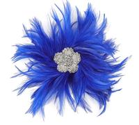 Fermaglio per capelli a forma di fiore con strass scintillanti, ornamento per festival, eventi derby, riunioni, cocktail, feste, matrimoni, copricapo