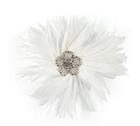 Fermaglio per capelli a forma di fiore con strass scintillanti, ornamento per festival, eventi derby, riunioni, cocktail, feste, matrimoni, copricapo