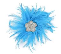 Fermaglio per capelli a forma di fiore con strass scintillanti, ornamento per festival, eventi derby, riunioni, cocktail, feste, matrimoni, copricapo