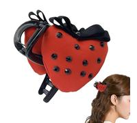 Fermaglio per Capelli a Forma di Fragola Carina - per Capelli Alla,Morsetto A Forma Di Artiglio,Per Donne Ragazze Studentesse Uso Quotidiano Shopping Viaggi Party Concerti Palestra Università
